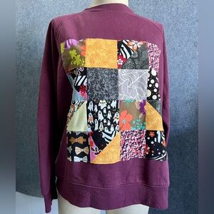 Quilty Upcycled Sweatshirt!👻